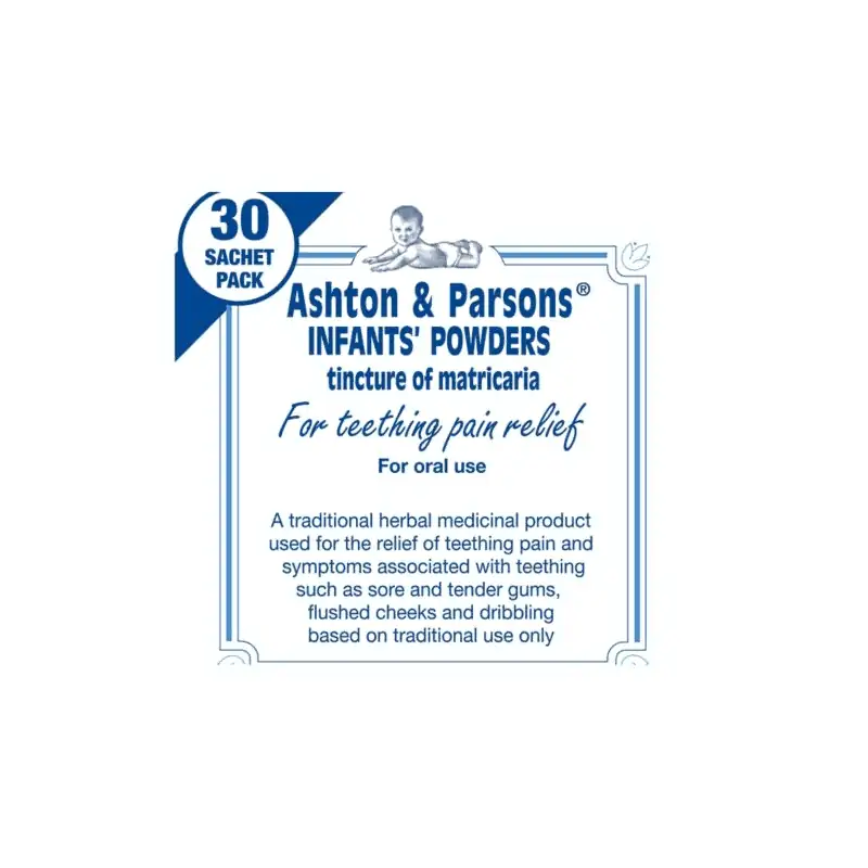 Ashton & Parsons Teething Powders – 30 Sachets